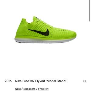 Nike Vibrant Green Flyknit Sneakers